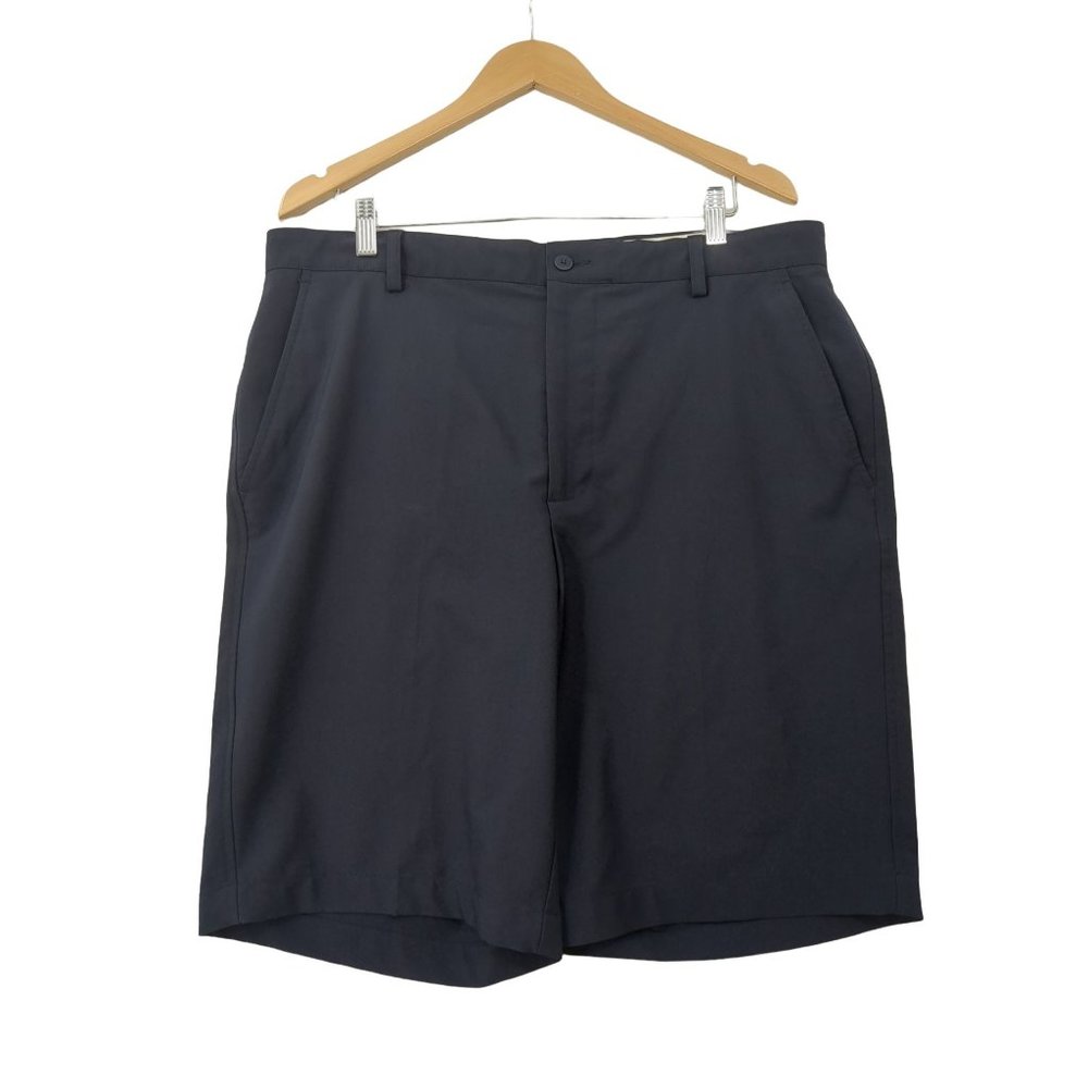 FootJoy Golf Shorts Chino Flat Front Mens 36 Navy Blue
